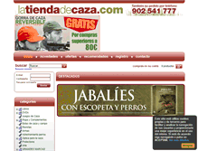 Tablet Screenshot of latiendadecaza.elcotodecaza.com